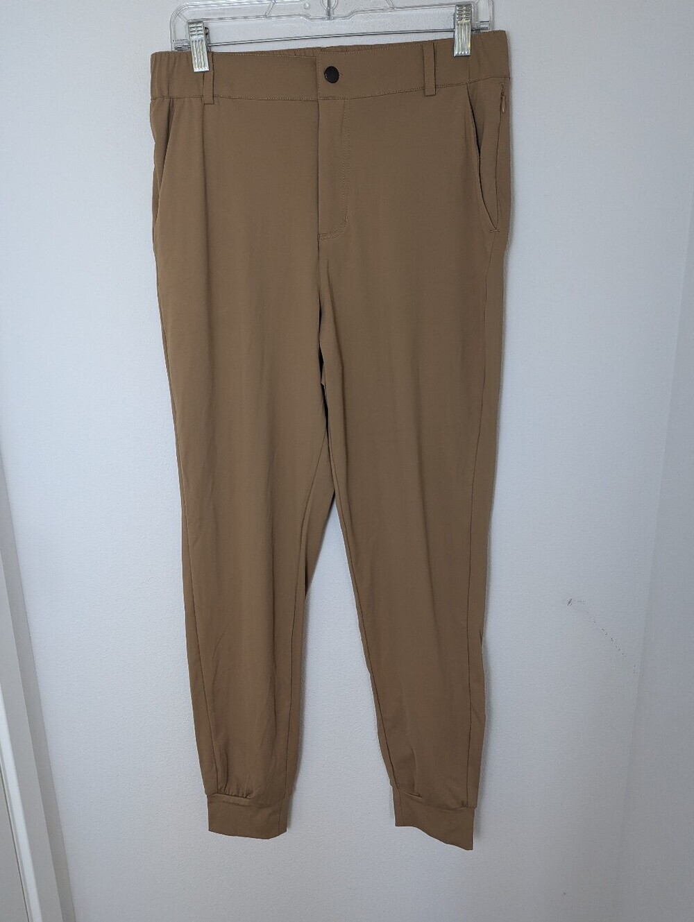 New Soothfeel Athletics Stretch Ankle Joggers Women's Pants Brown Sz M Comfort